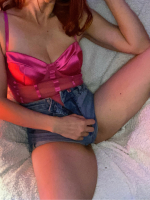 Good Girl exploring her dark and slutty side.